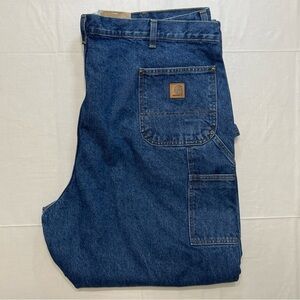 Carhartt Men's Relaxed Fit Dark Blue Jeans